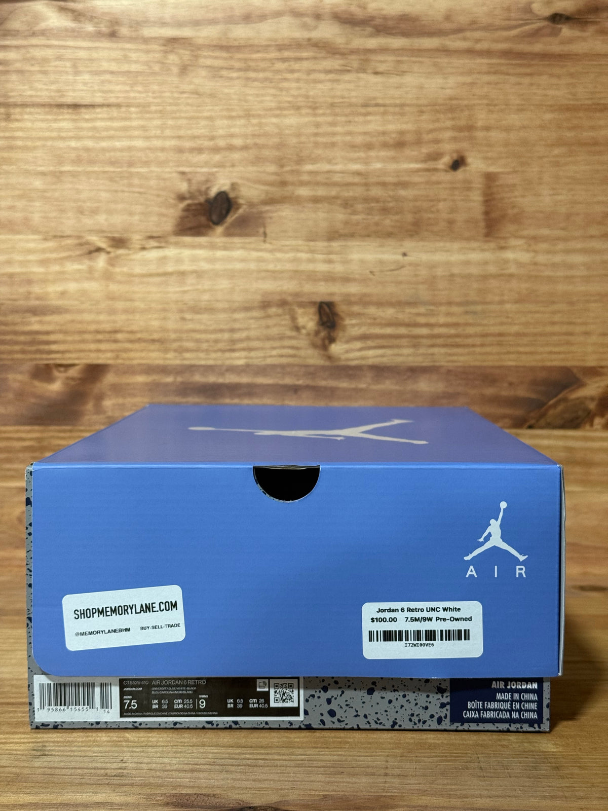 Jordan 6 Retro UNC White