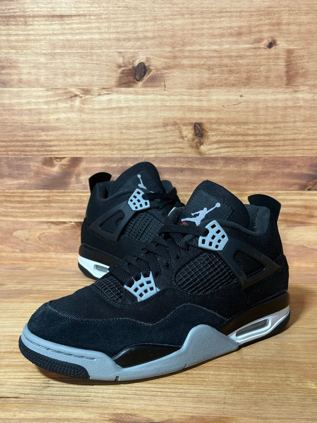 Jordan 4 Retro SE Black Canvas - Size 8.5