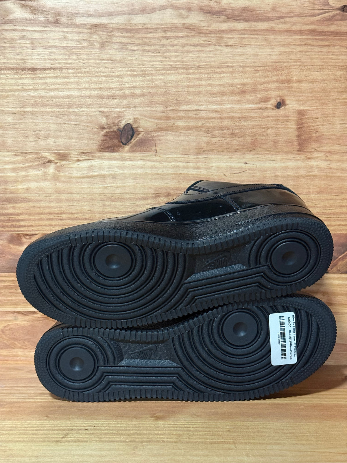 Nike Air Force 1 Low '07 Premium Black Patent