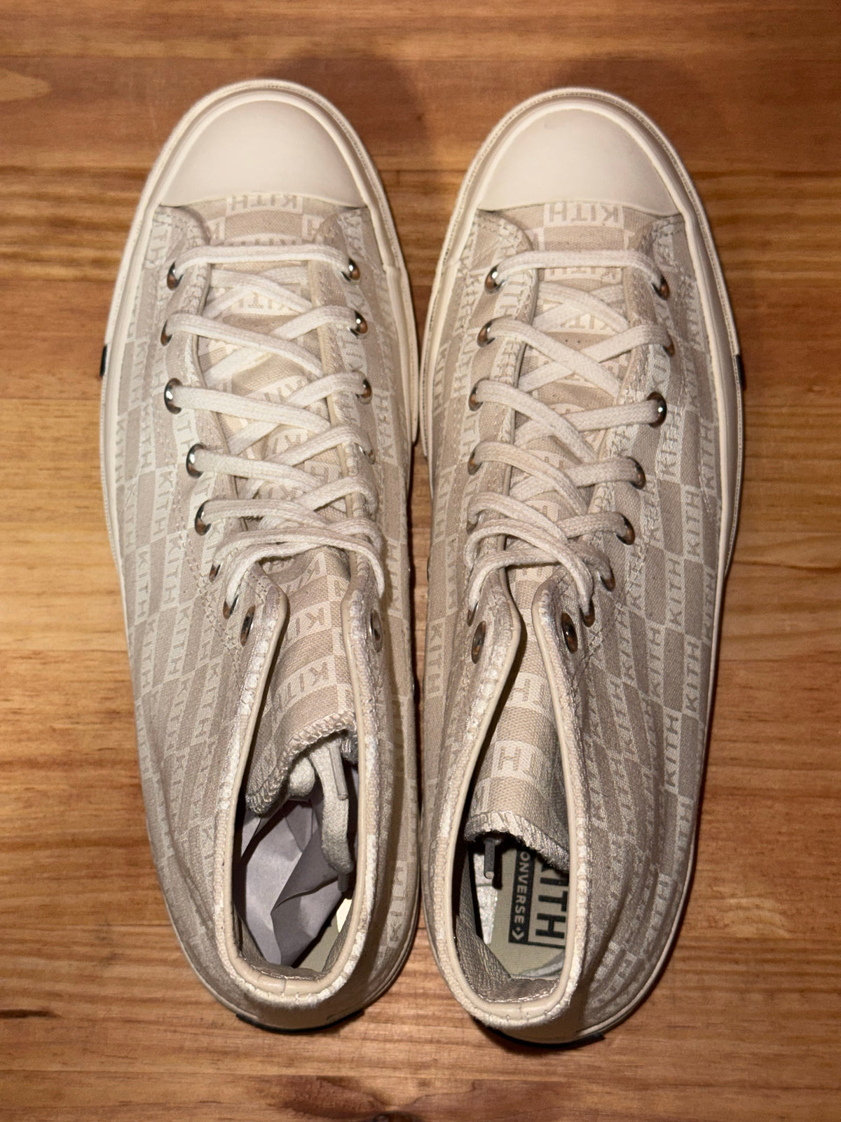 Converse Chuck Taylor All Star 70 Hi Kith Natural Monogram
