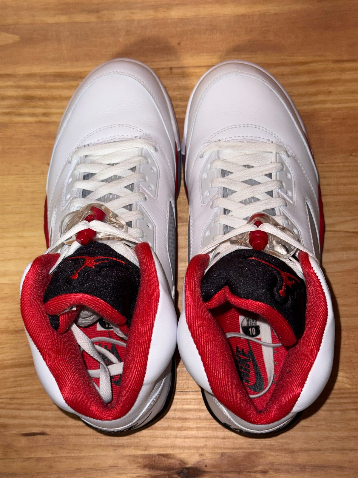 Jordan 5 Retro Fire Red Black Tongue (2025) - Size 10