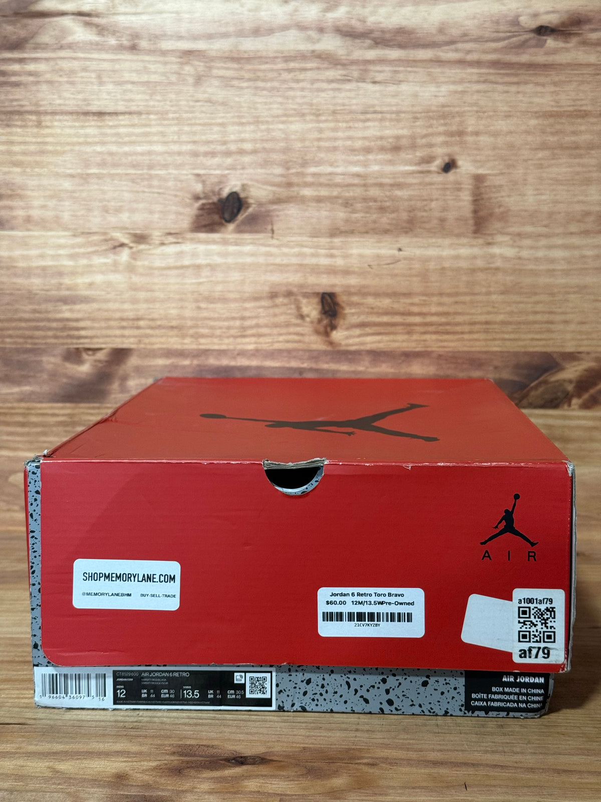 Jordan 6 Retro Toro Bravo