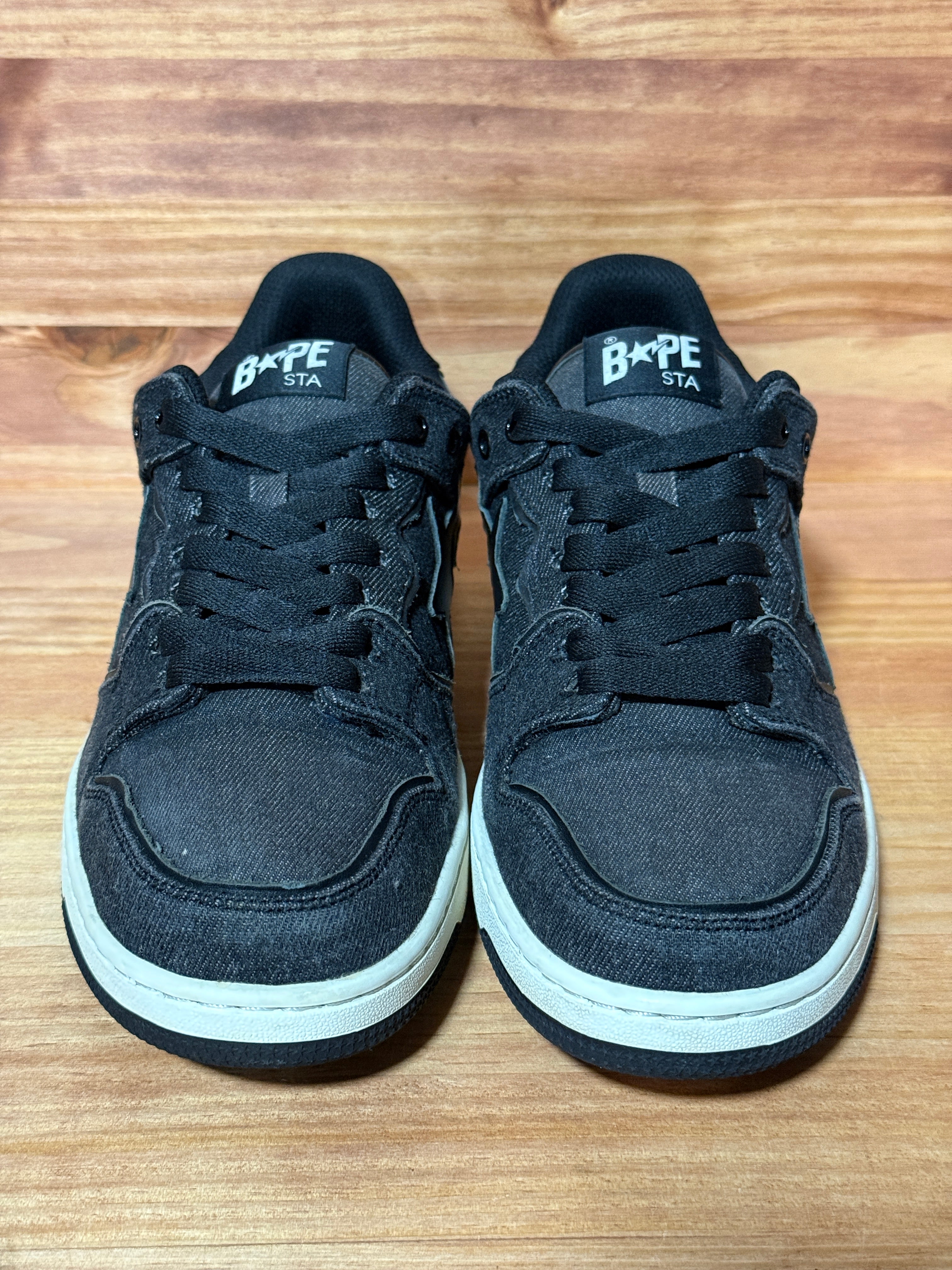 A Bathing Ape Sk8 Sta Black Denim