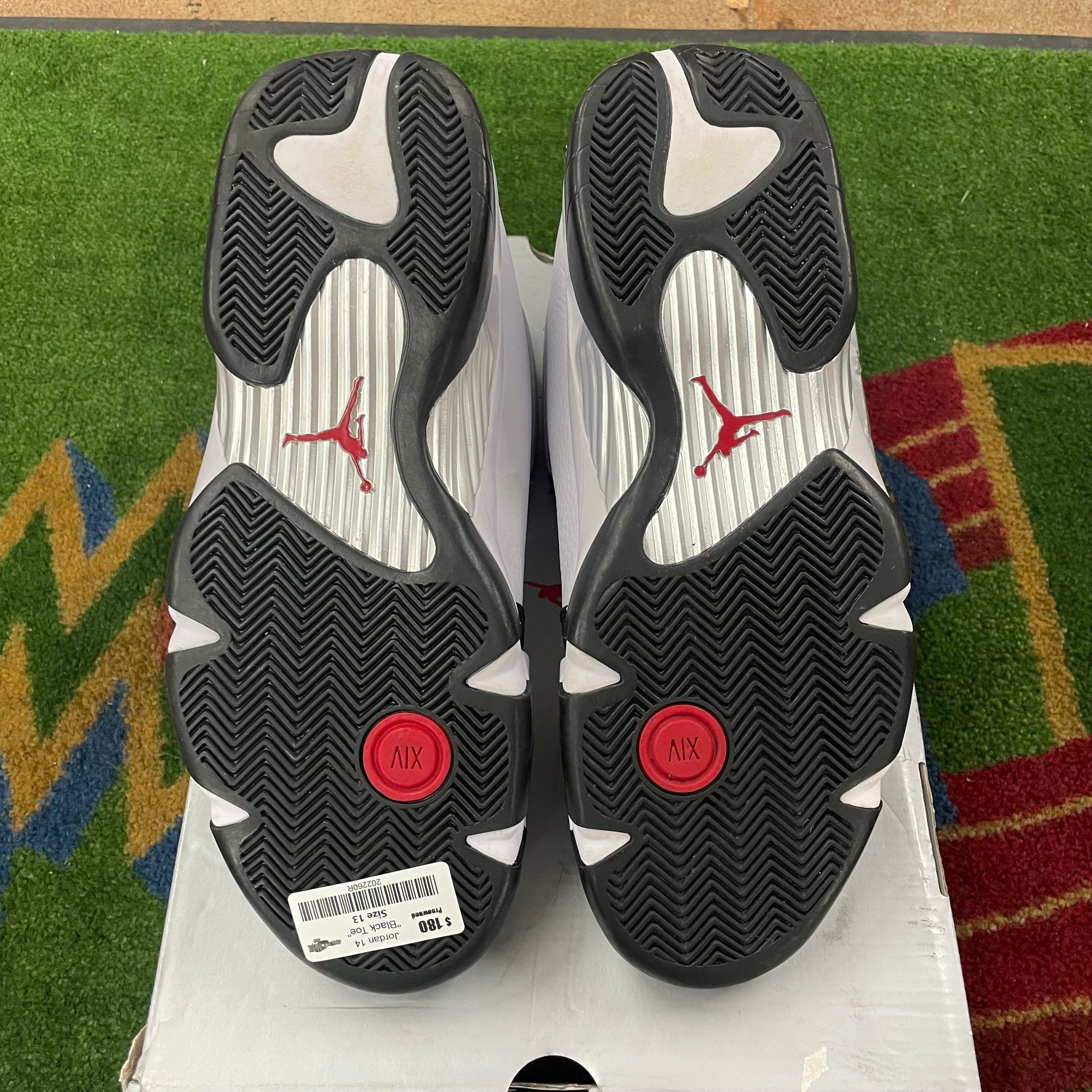 Jordan 14 “Black Toe” Size 13