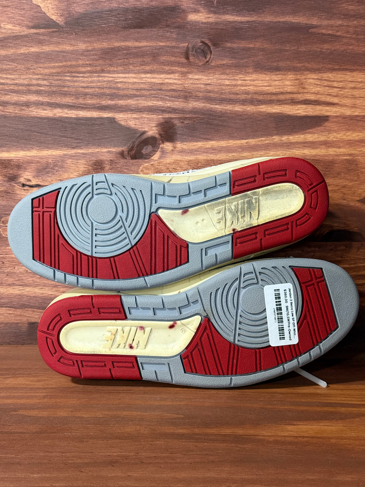 Jordan 2 Retro Low SP Off-White White Red