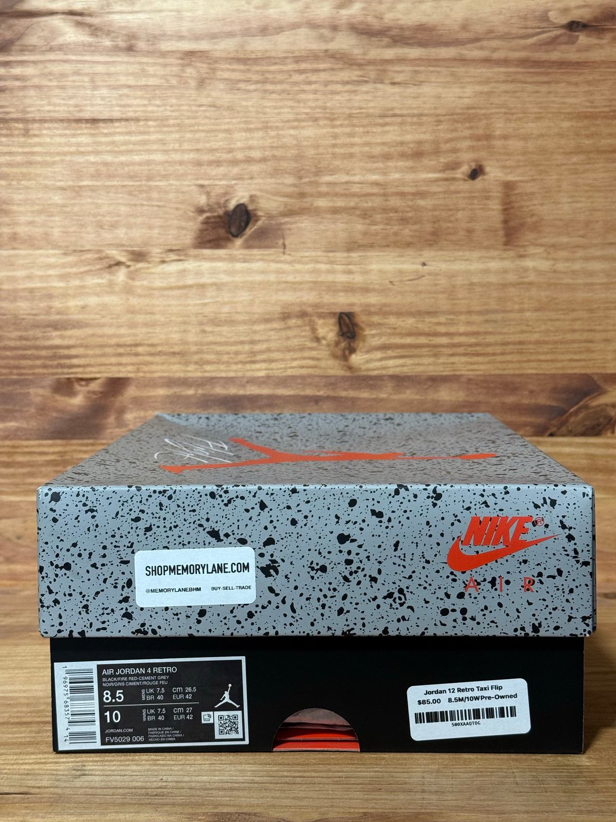 Jordan 12 Retro Taxi Flip