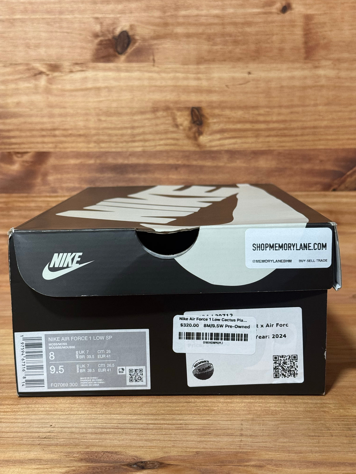 Nike Air Force 1 Low Cactus Plant Flea Market Moss