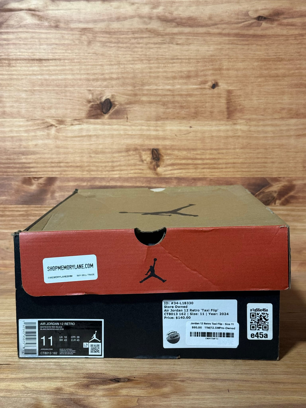 Jordan 12 Retro Taxi Flip - Size 11