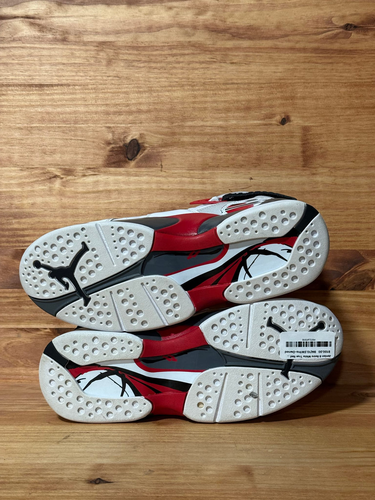 Jordan 8 Retro White True Red (2025) - Size 9