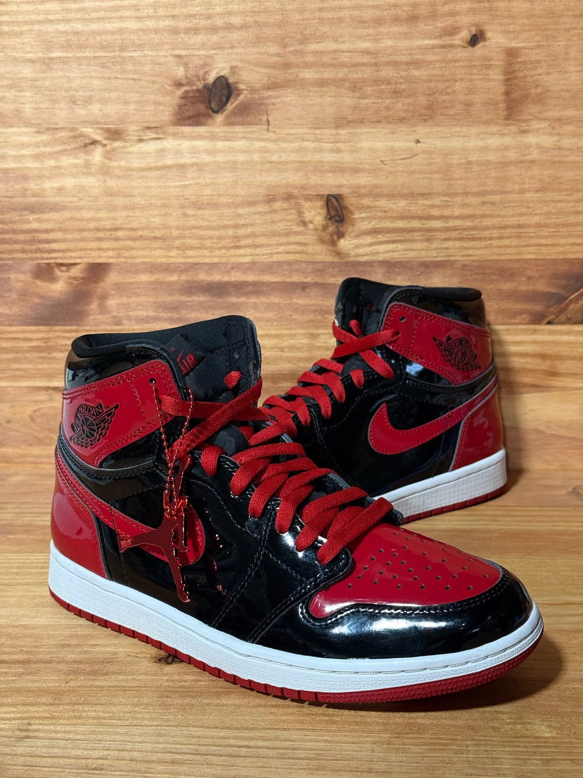 Jordan 1 Retro High OG Patent Bred - Size 8