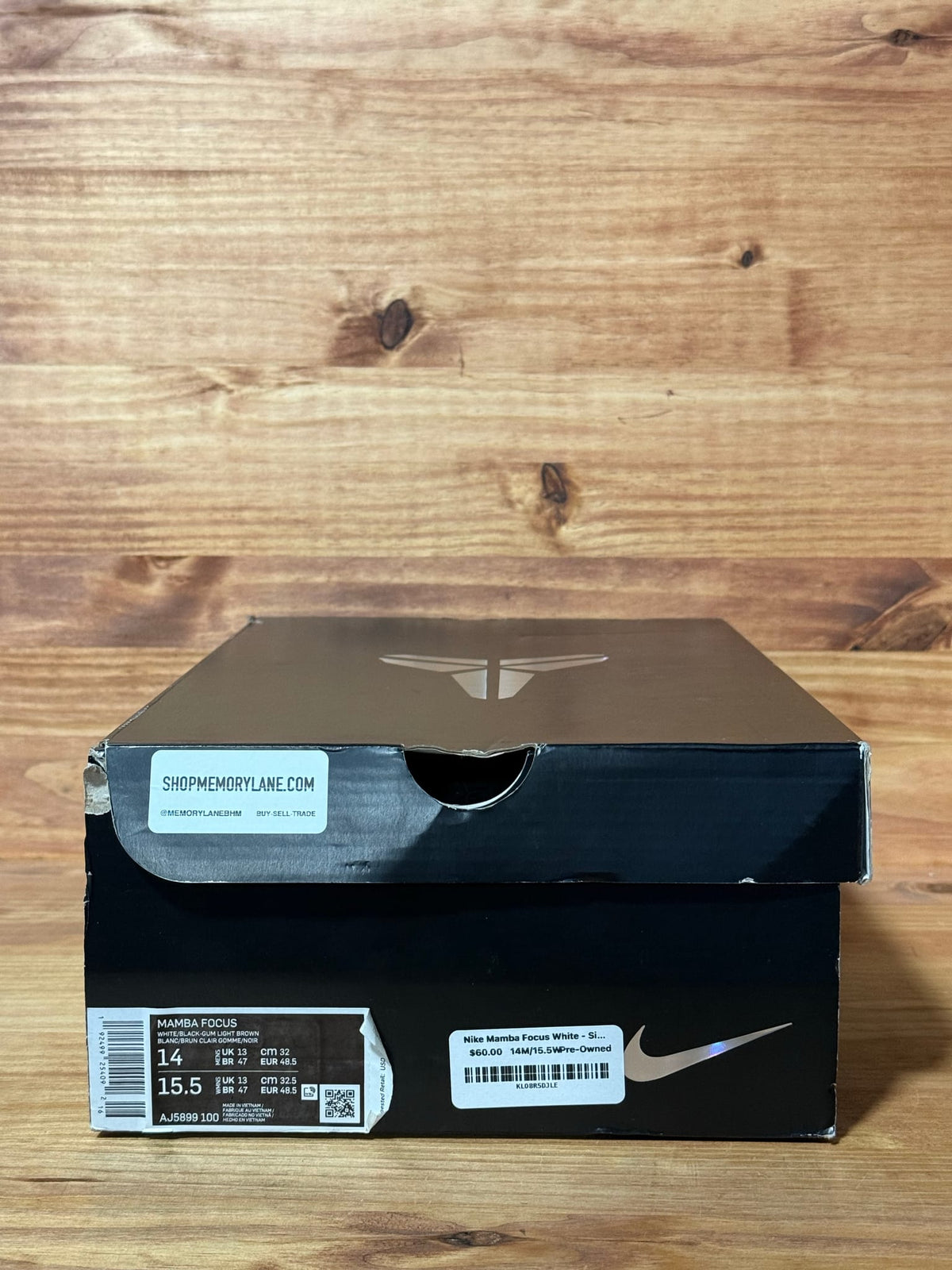 Nike Mamba Focus White - Size 14