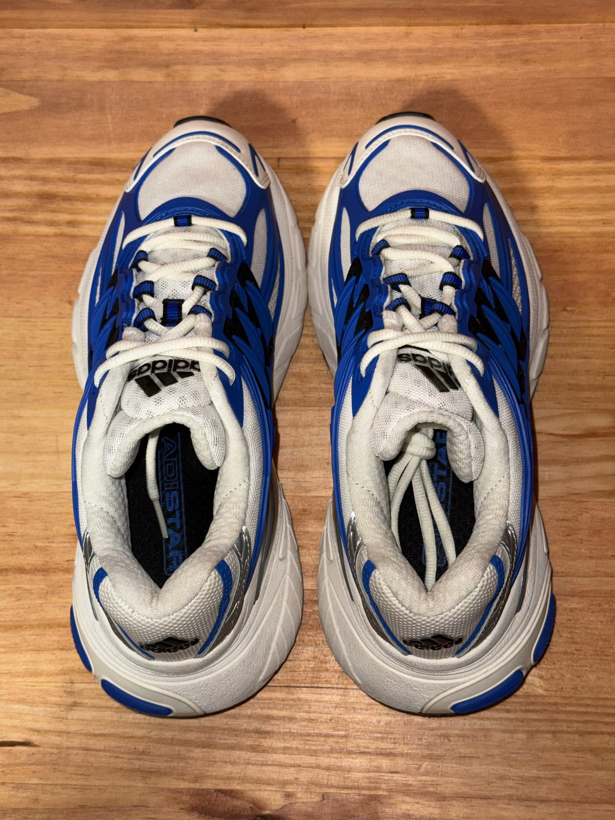 adidas Adistar XLG 2.0 White Hi-Res Blue (GS) - Size 7Y