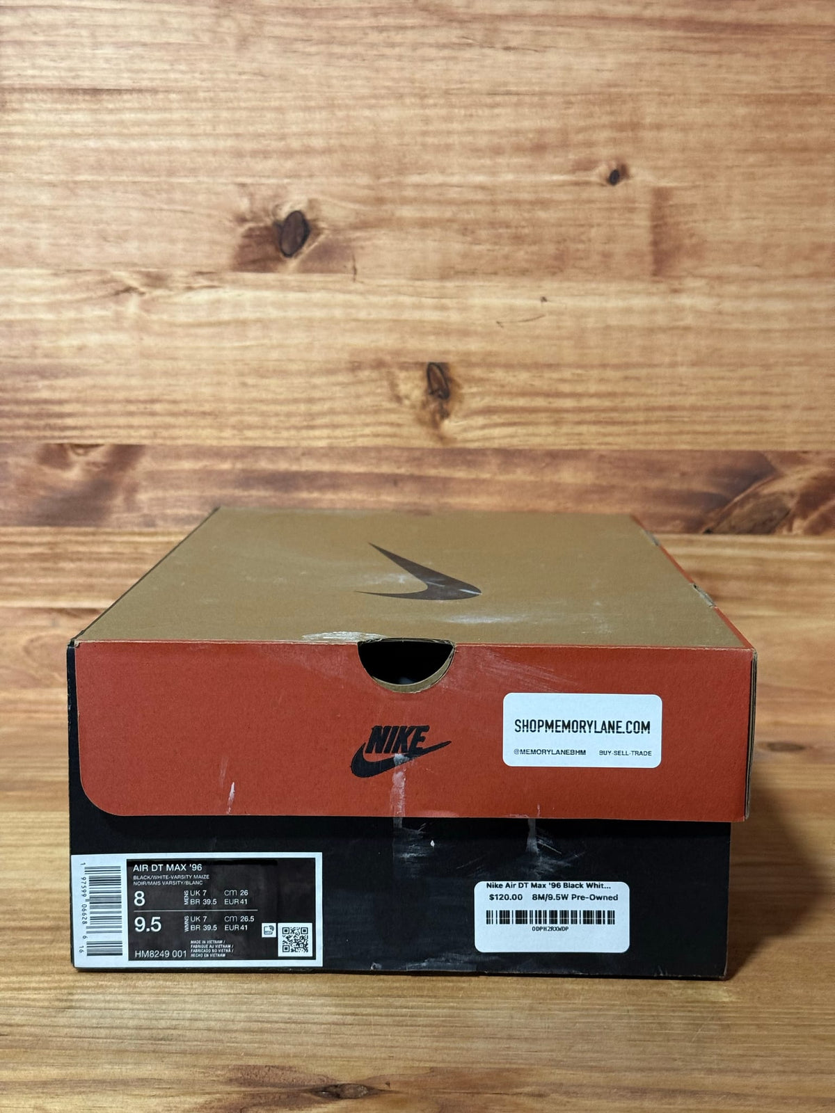 Nike Air DT Max '96 Black White (2024) - Size 8