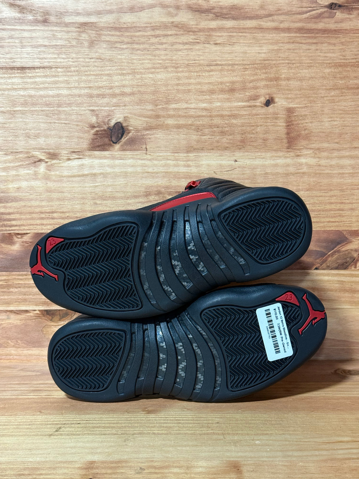 Jordan 12 Retro Bloodline - Size 7.5