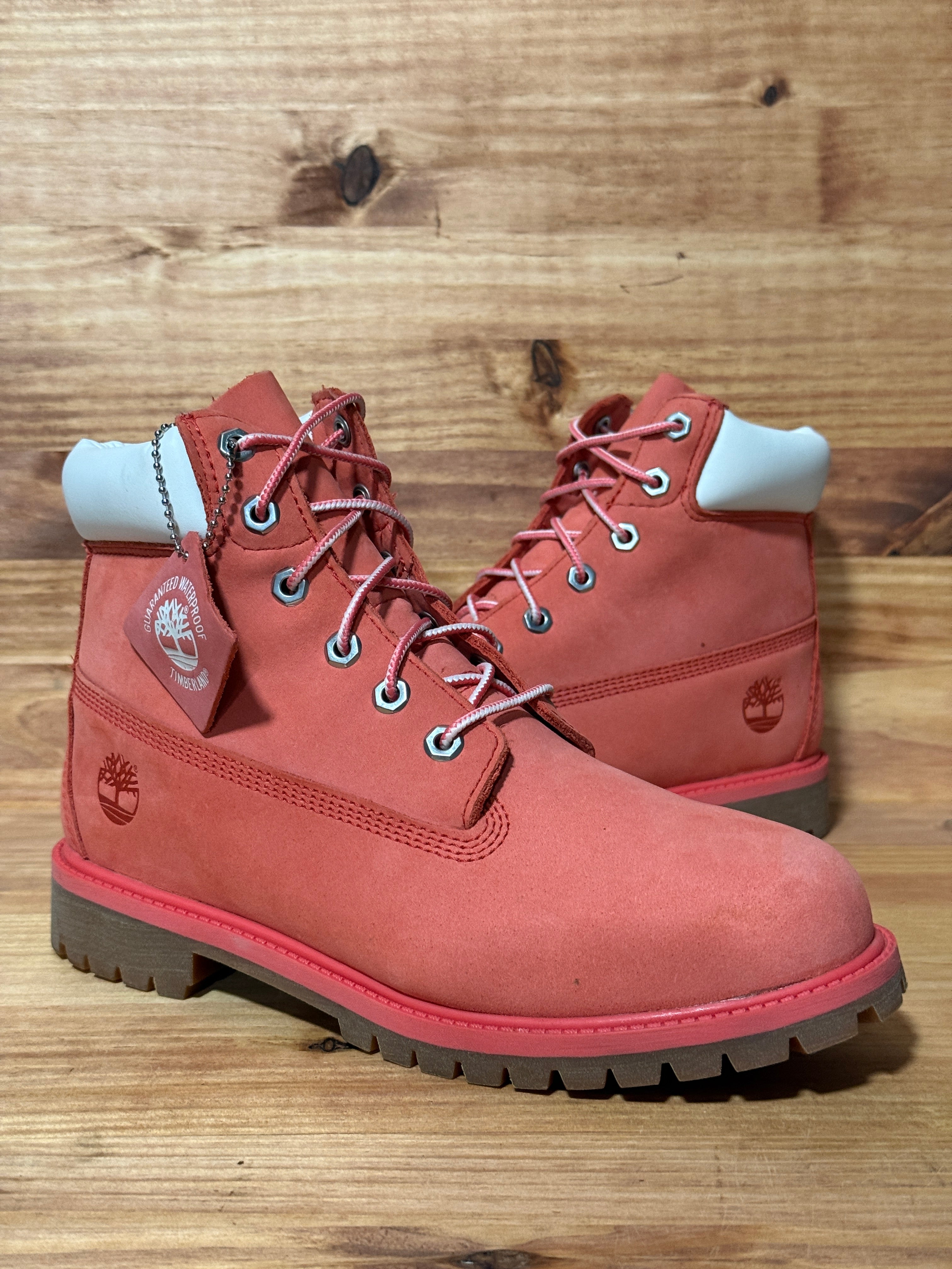 imberland 6 Inch Premium Boot Junior '50th Anniversary - Medium Pink'