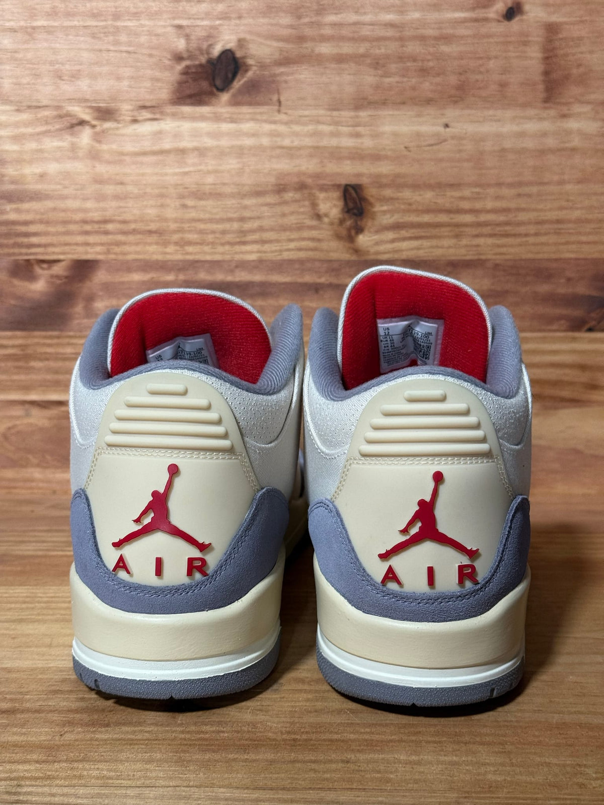 Jordan 3 Retro Muslin - Size 12