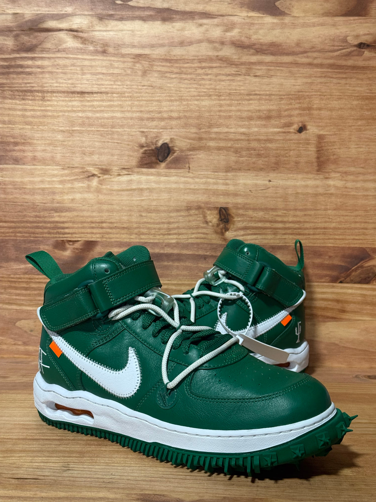 Nike Air Force 1 Mid Off-White Pine Green