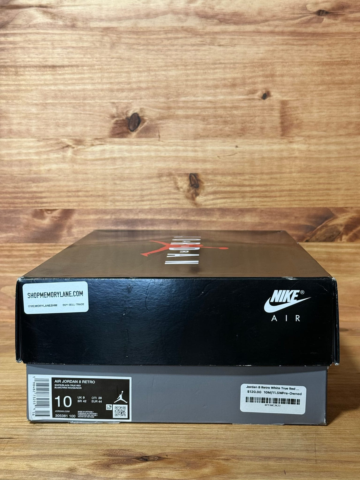 Jordan 8 Retro White True Red (2025) - Size 10