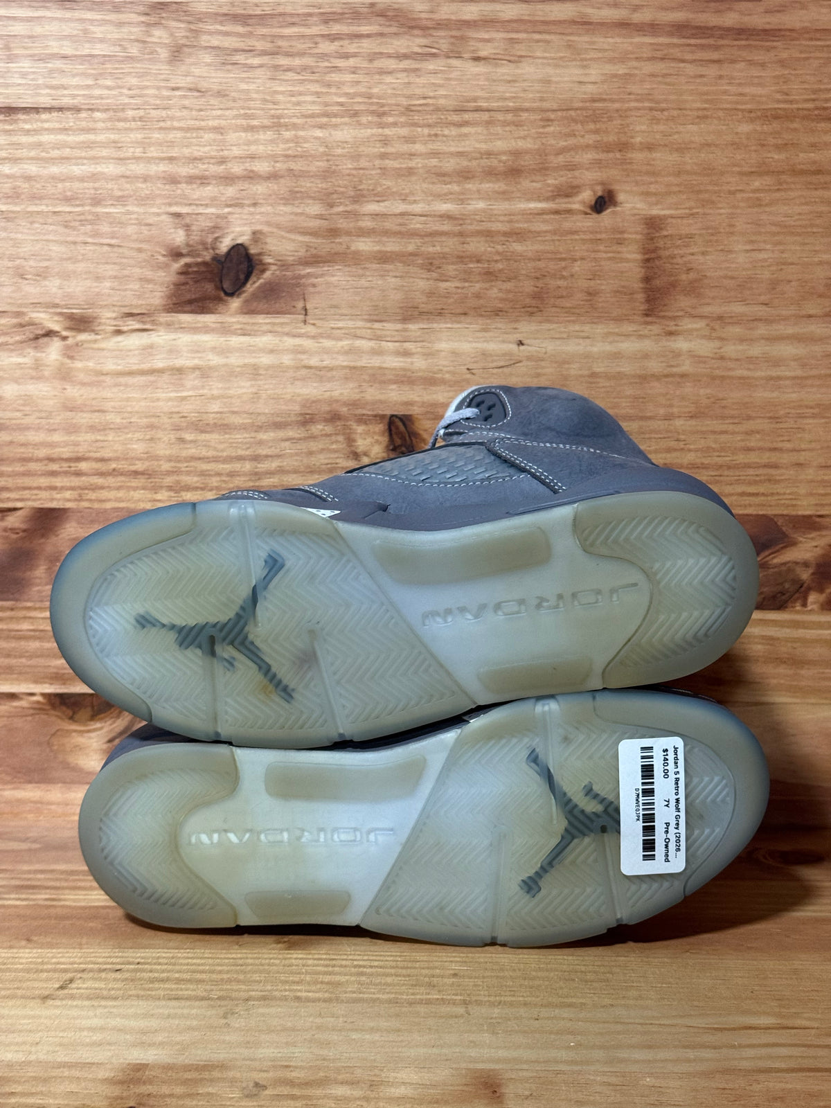 Jordan 5 Retro Wolf Grey (2026) (GS) - Size 7Y