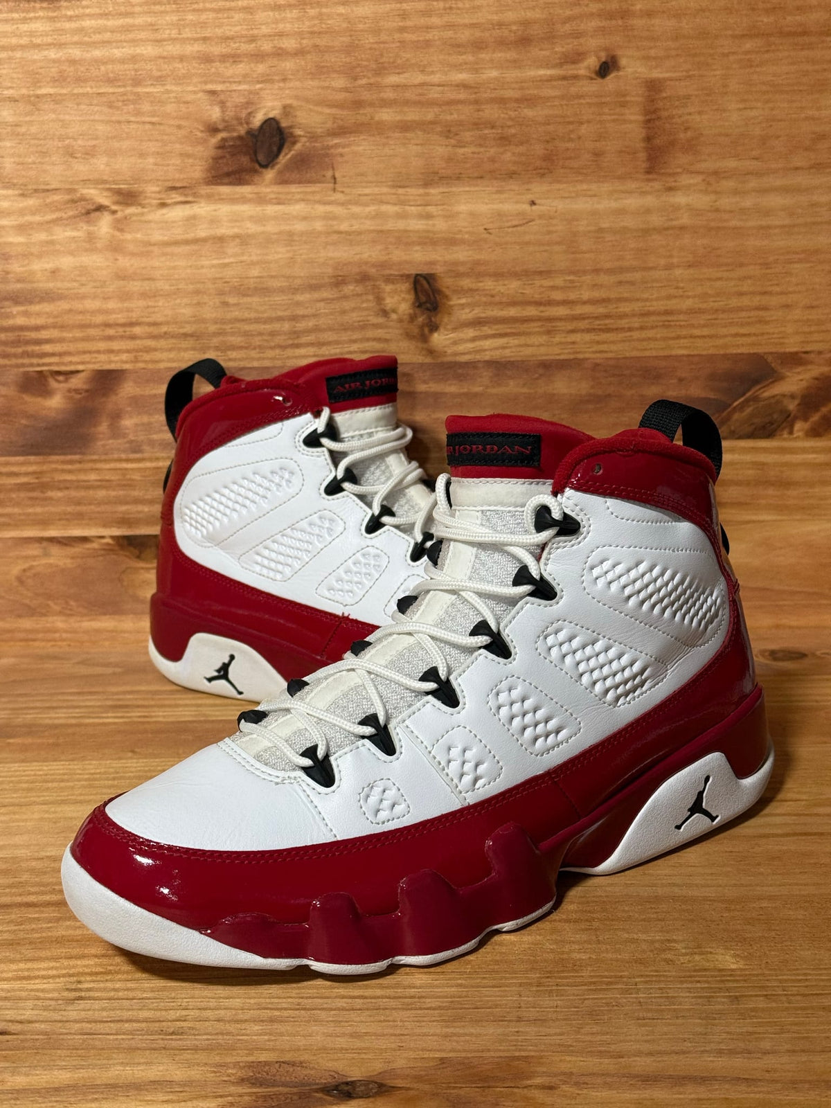 Jordan 9 Retro White Gym Red - Size 10.5