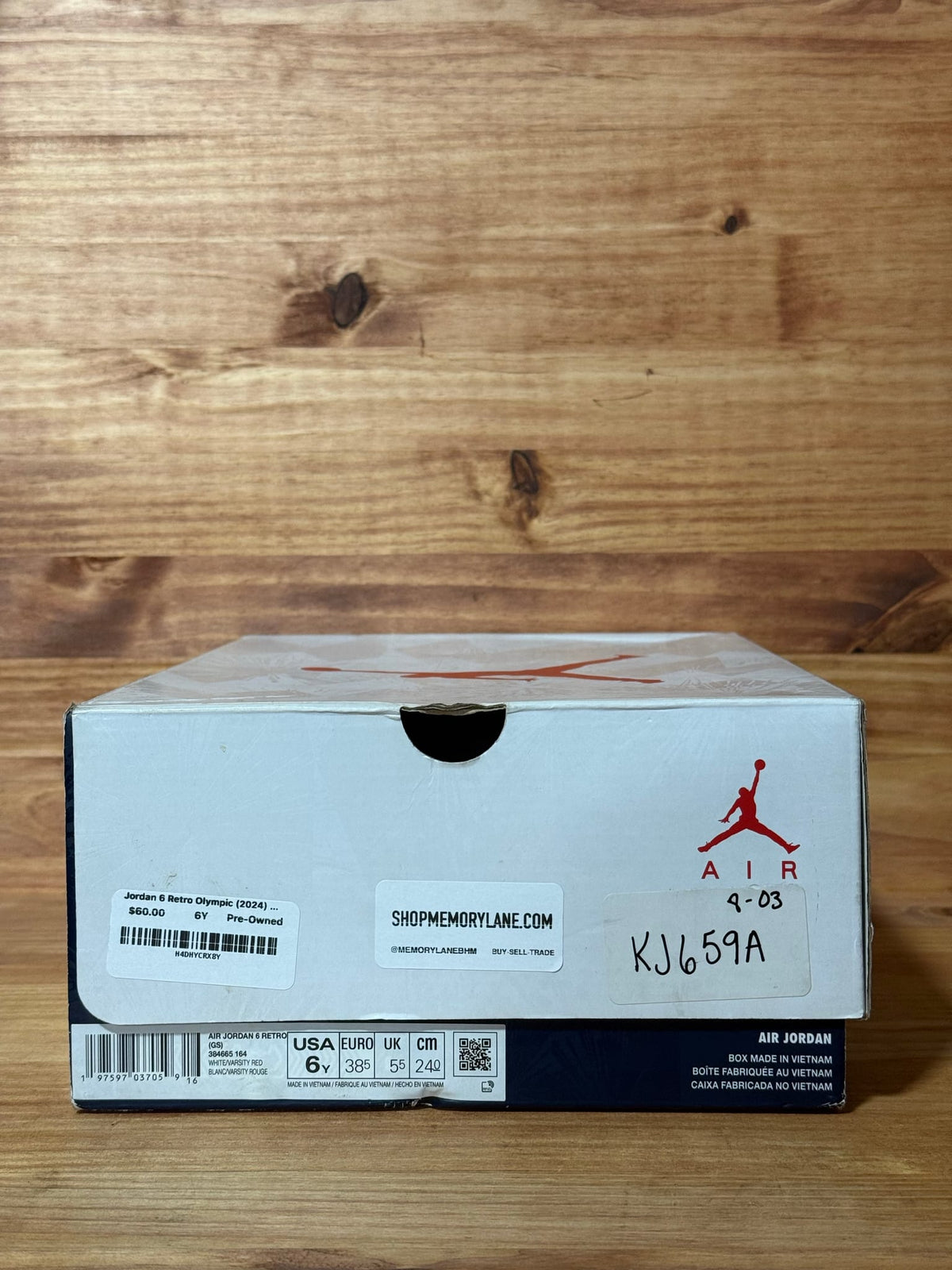 Jordan 6 Retro Olympic (2024) (GS) - Size 6Y