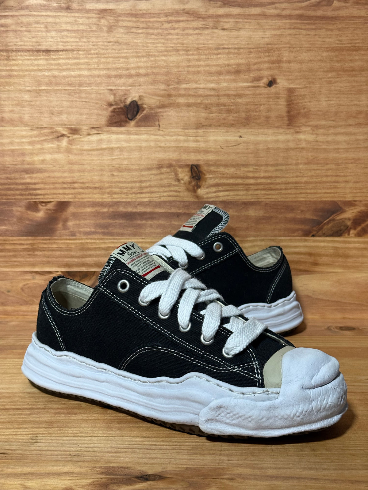 Maison Mihara Yasuhiro Hank OG Sole Canvas Low Black
