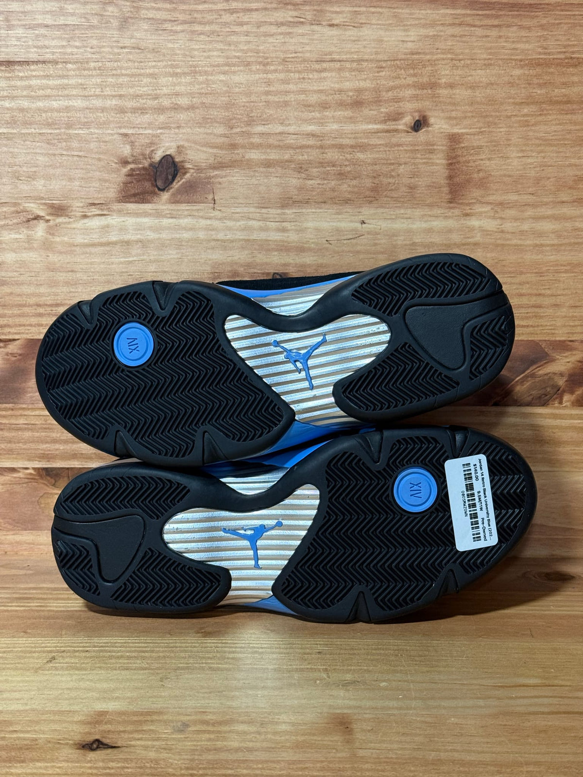 Jordan 14 Retro Black University Blue (2026) - Size 9.5
