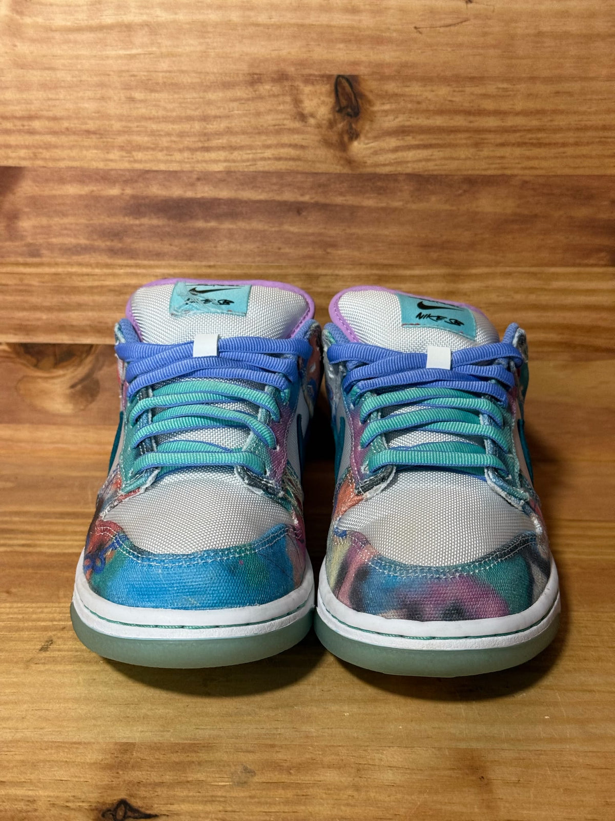 Nike SB Dunk Low Futura Laboratories Bleached Aqua - Size 7W