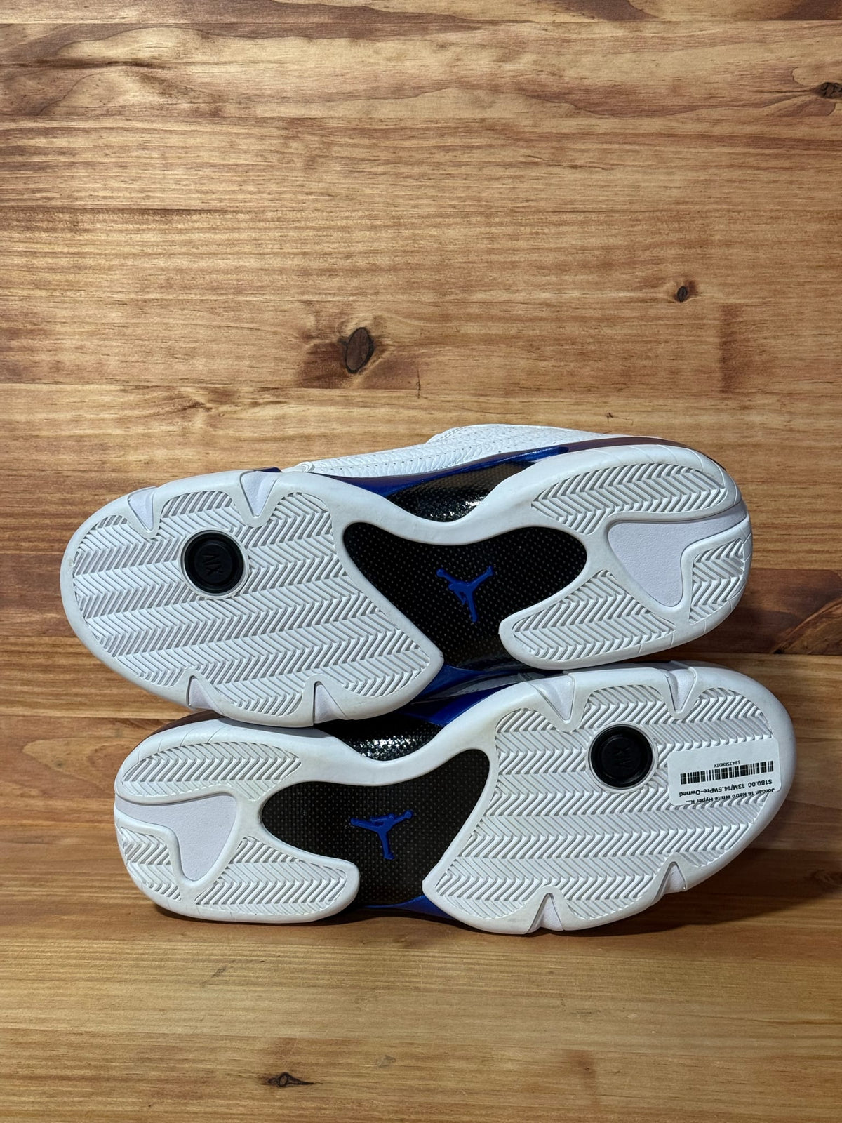 Jordan 14 Retro White Hyper Royal - Size 13