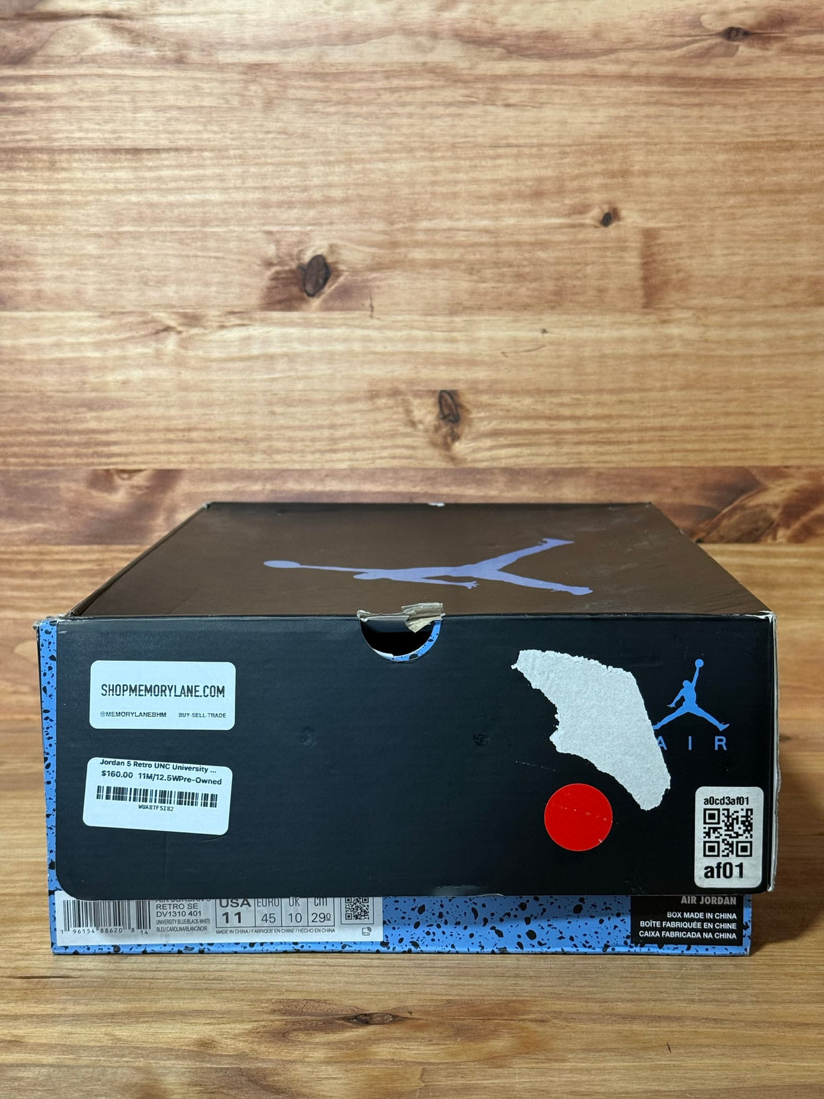 Jordan 5 Retro UNC University Blue - Size 11