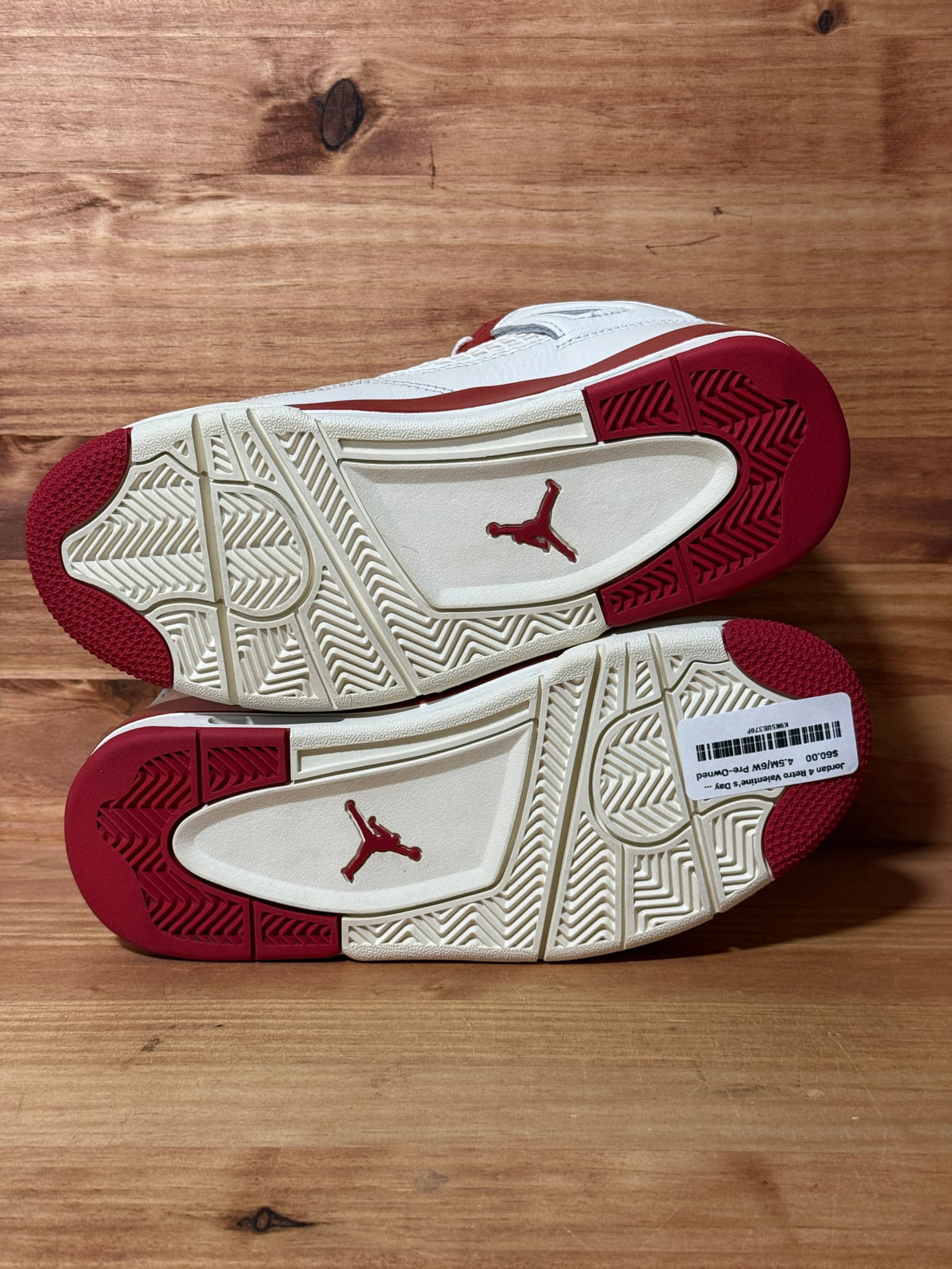 Jordan 4 Retro Valentine's Day Sierra Red (Women's) - Size 4.5M