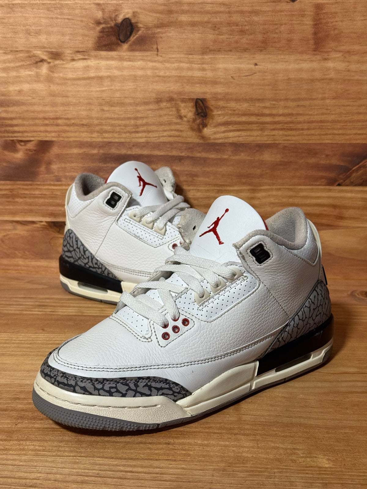 Jordan 3 Retro White Cement Reimagined (GS) - Size 6Y