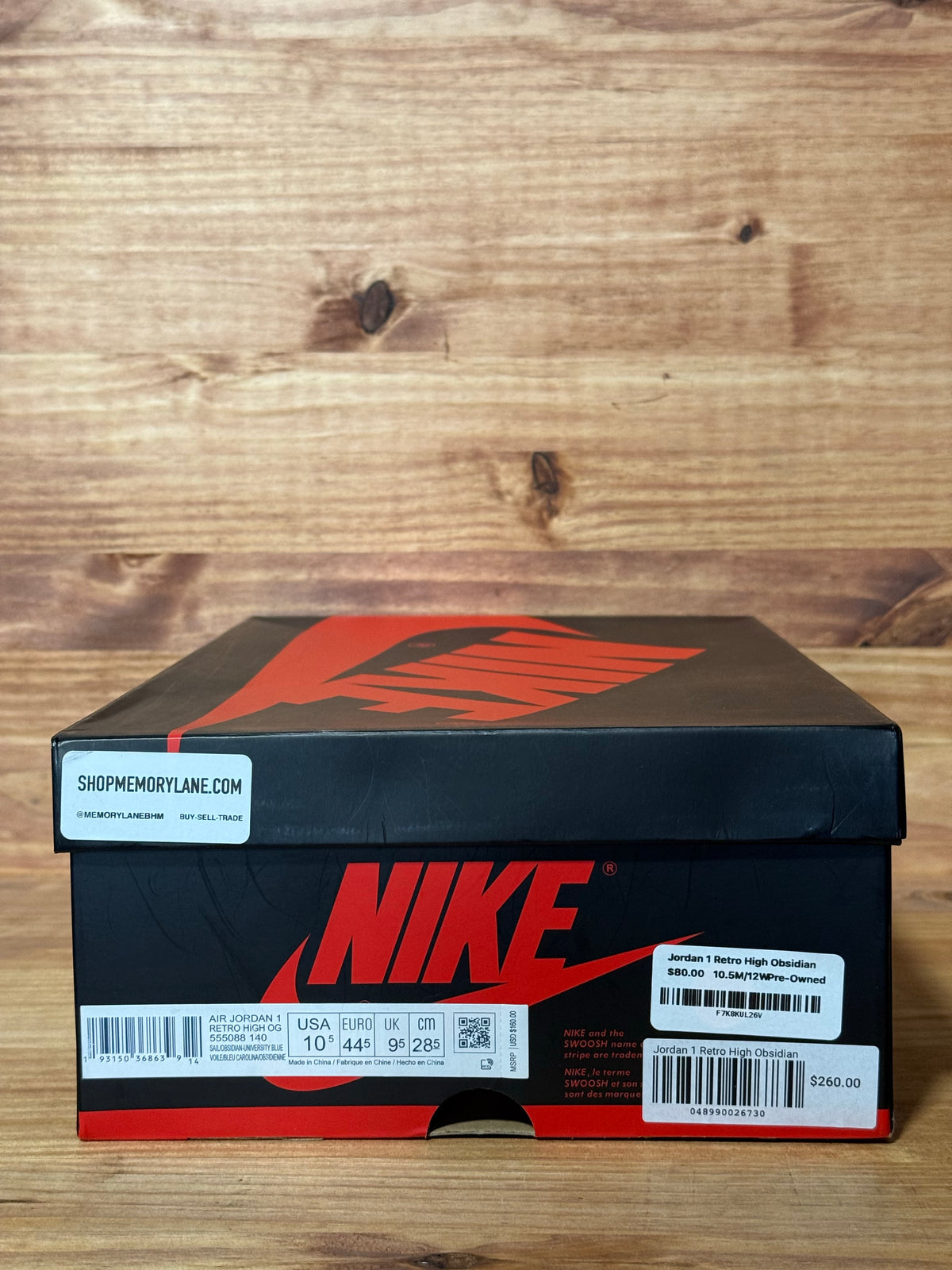 Jordan 1 Retro High Obsidian