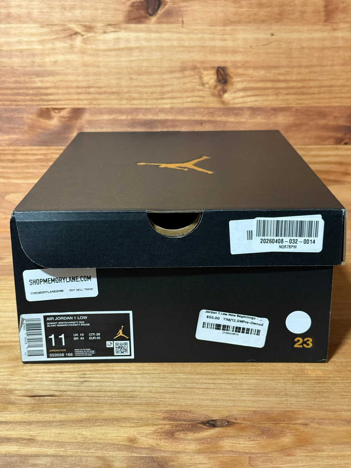 Jordan 1 Low New Beginnings - Size