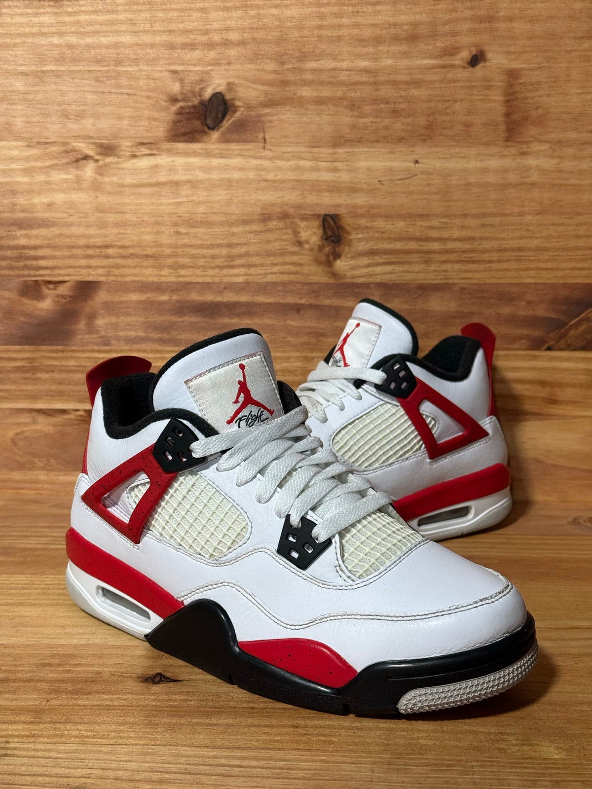Jordan 4 Retro Red Cement (GS) - Size 6Y