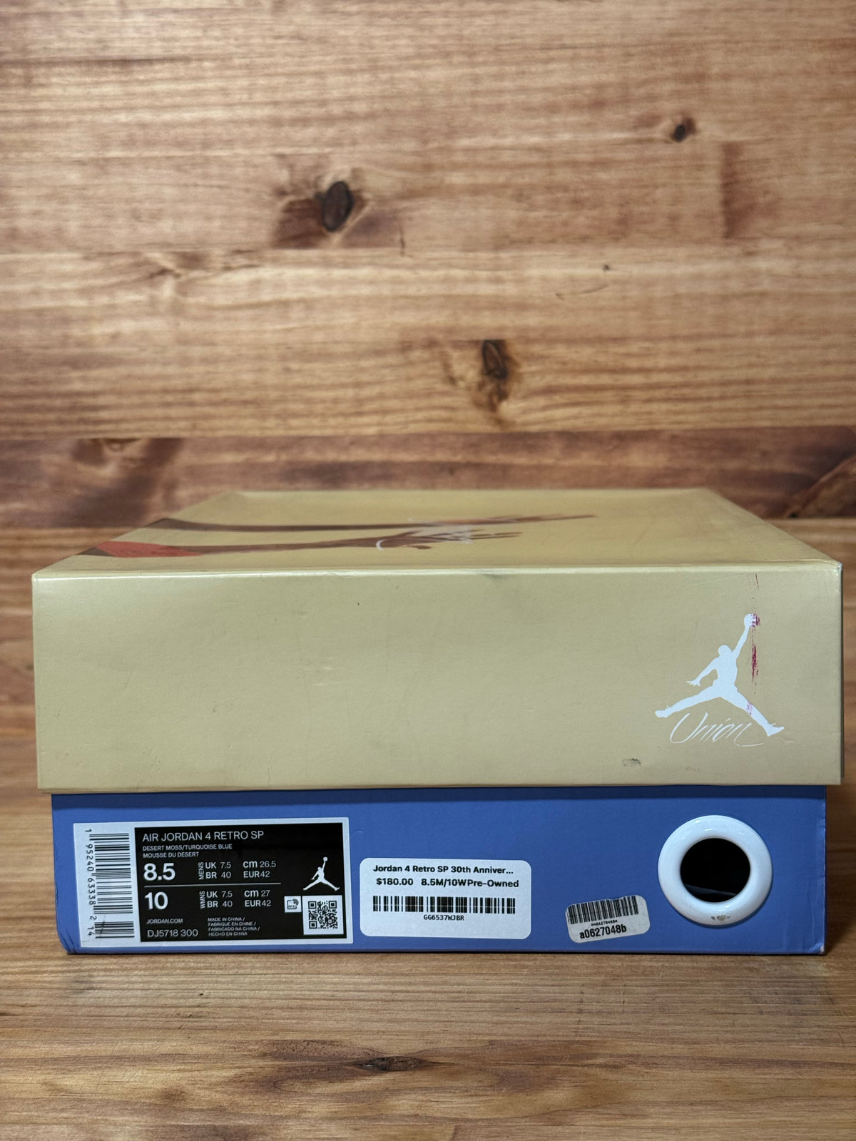 Jordan 4 Retro SP 30th Anniversary Union Desert Moss