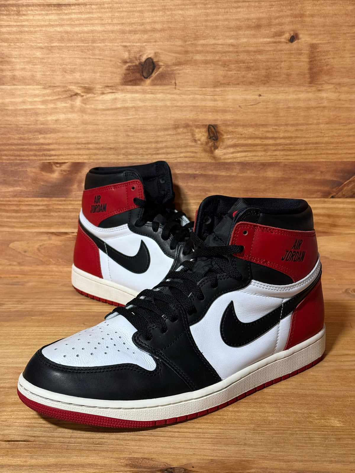 Jordan 1 Retro High OG Black Toe Reimagined - Size 10.5