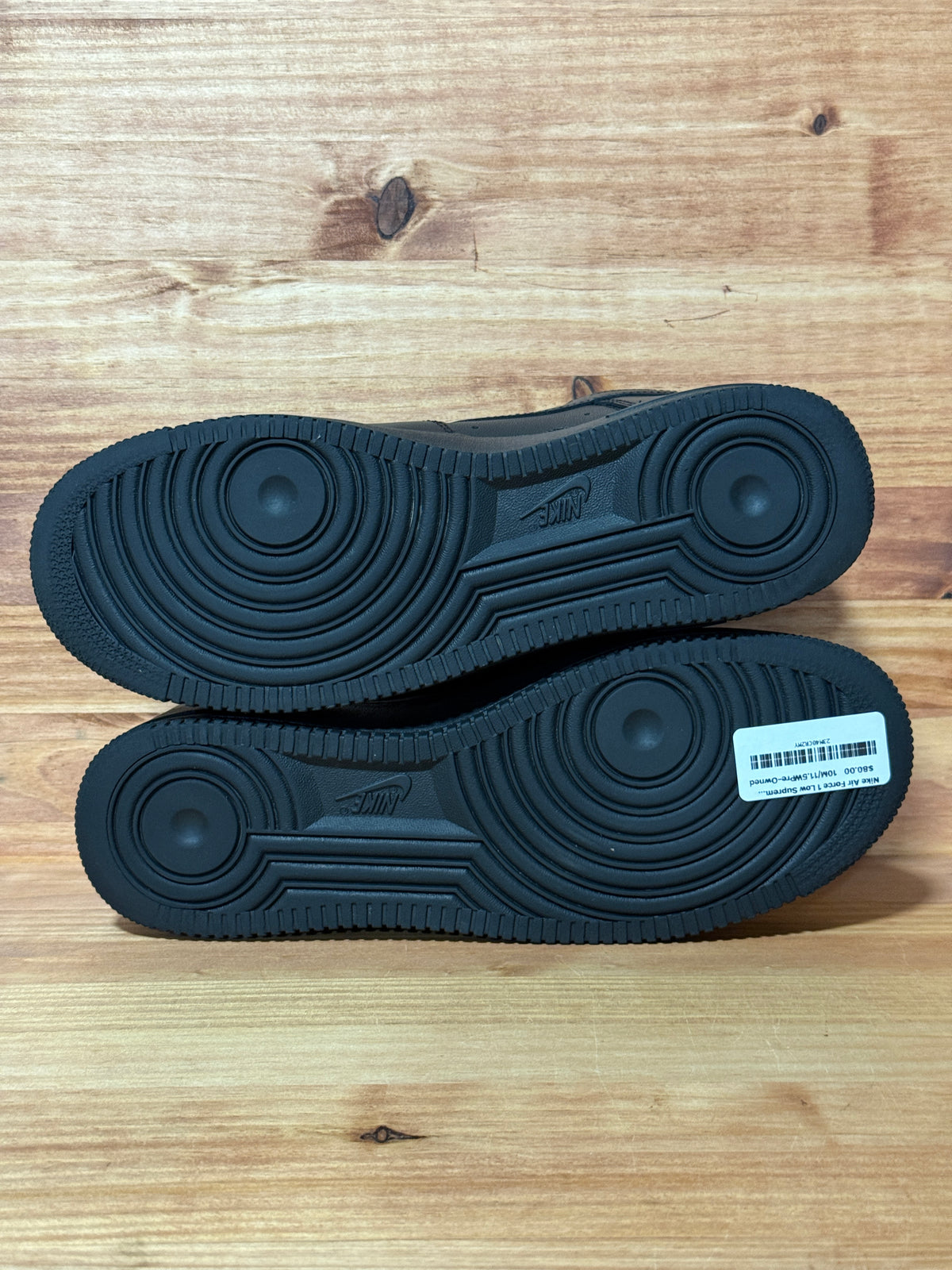 Nike Air Force 1 Low Supreme Black