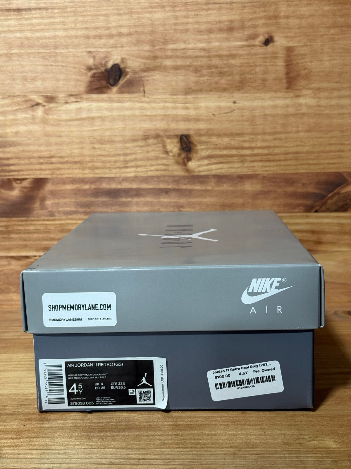 Jordan 11 Retro Cool Grey (2021) (GS) - 4.5Y