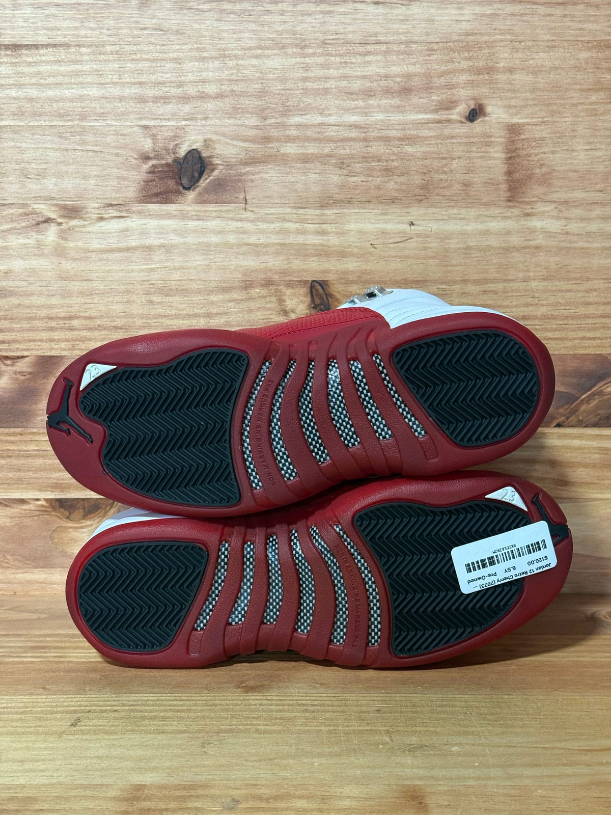 Jordan 12 Retro Cherry (2023) (GS) - Size 6.5Y