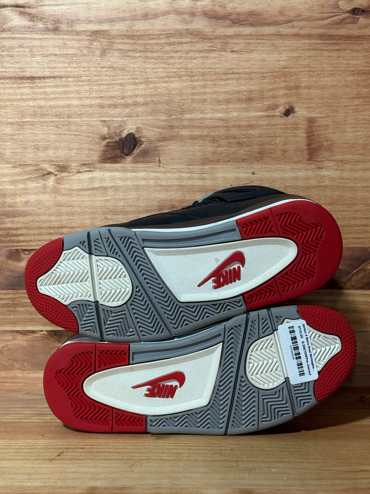 Jordan 4 Retro Bred Reimagined - Size 8.5