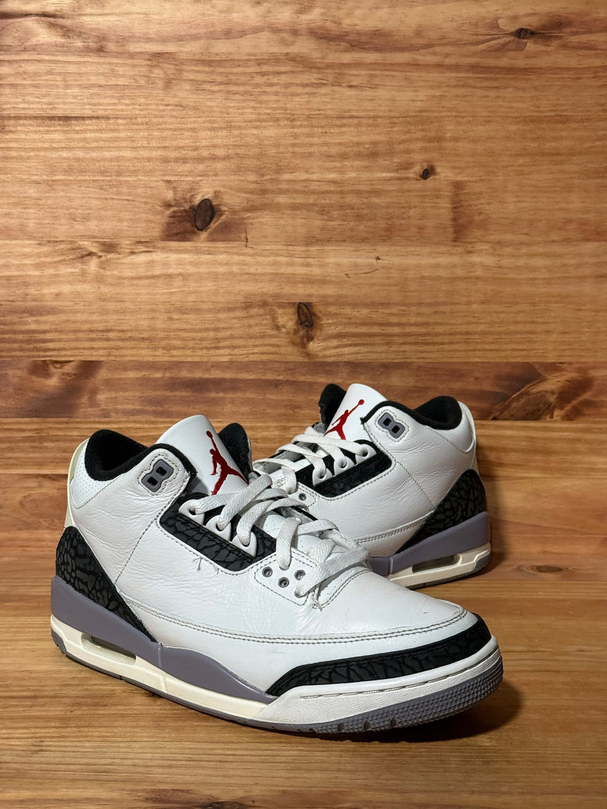 Jordan 3 Retro Cement Grey - Size 9