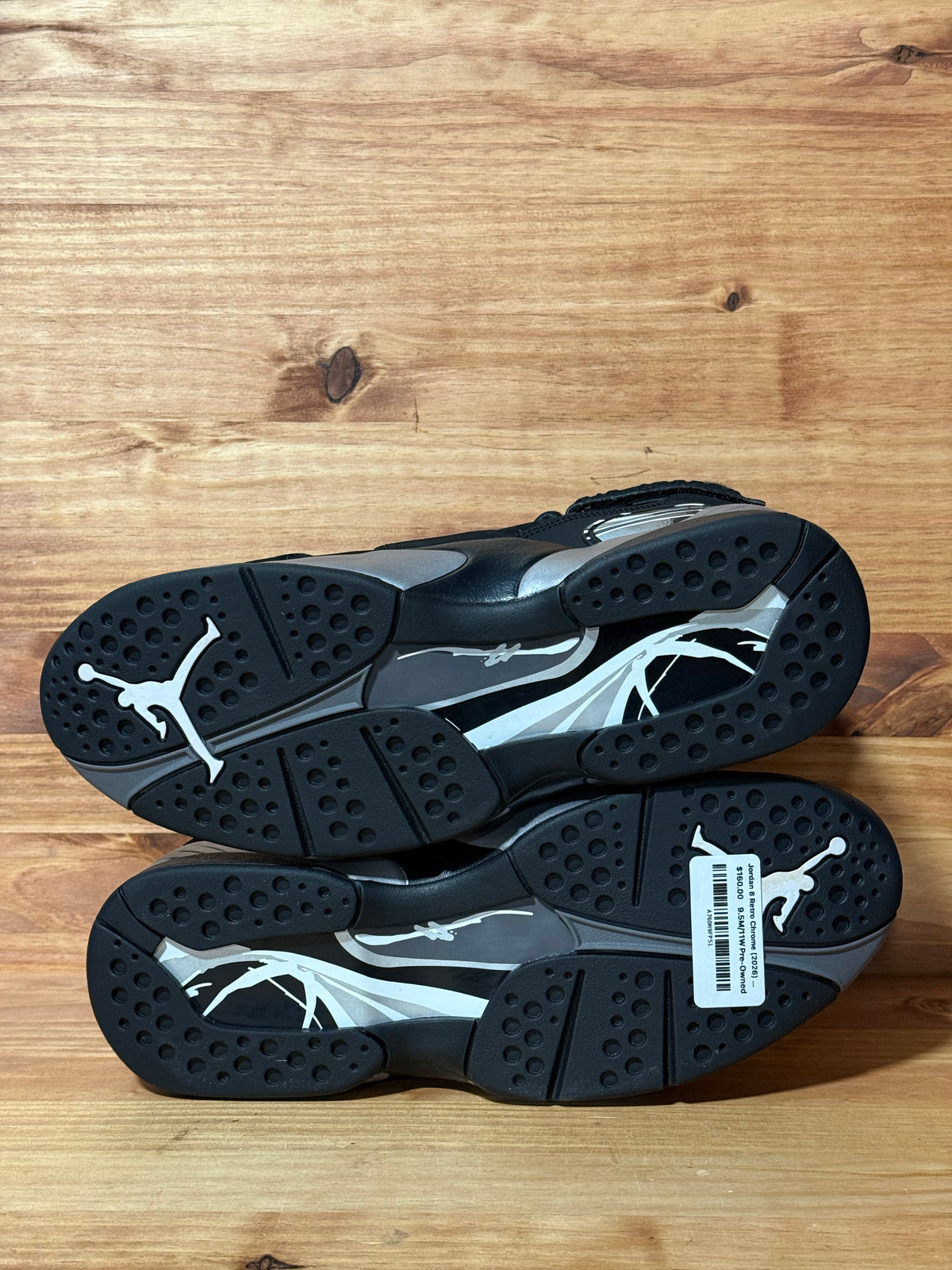 Jordan 8 Retro Chrome (2026) - Size 9.5