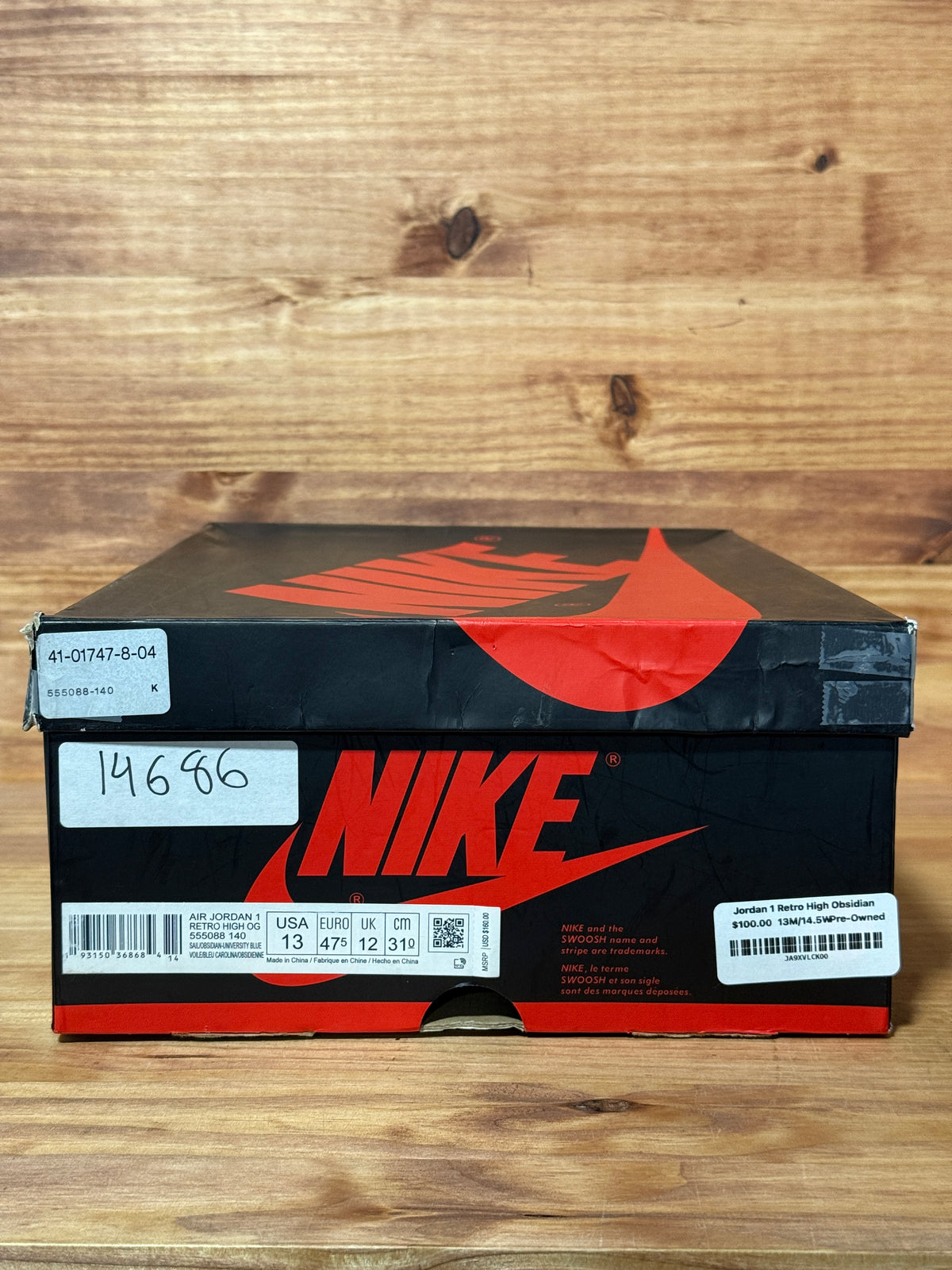 Jordan 1 Retro High Obsidian