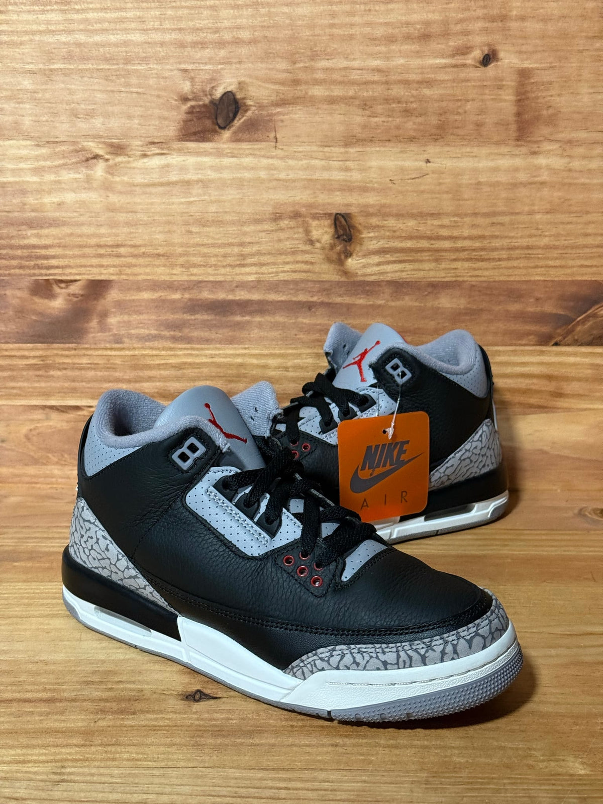 Jordan 3 Retro Black Cement (2024) (GS) - Size 6.5Y