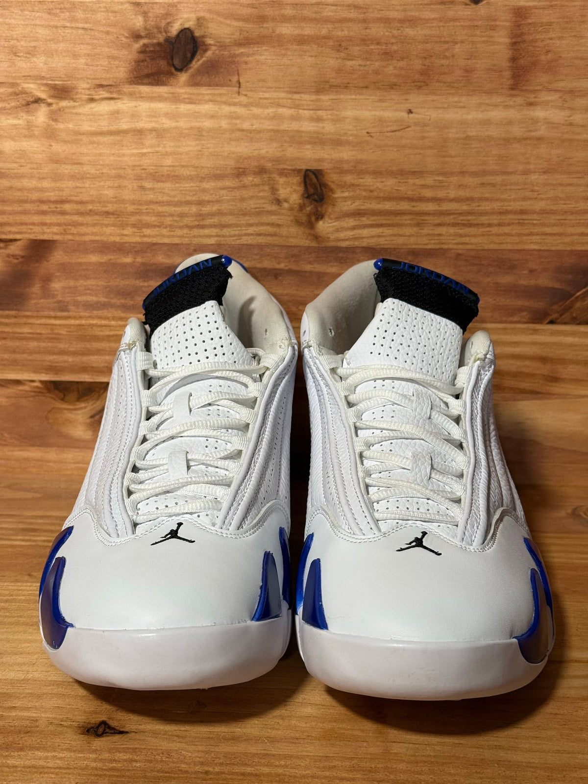 Jordan 14 Retro White Hyper Royal - Size 13