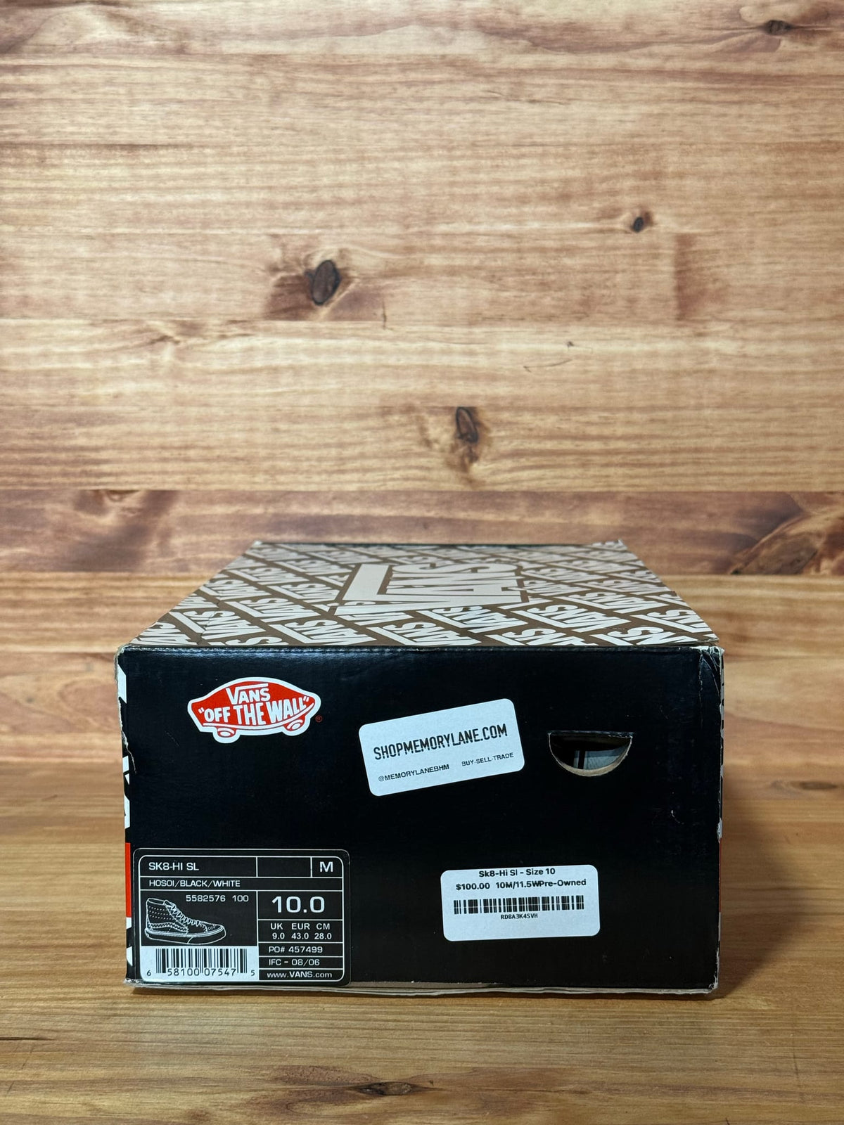 Sk8-Hi Sl - Size 10