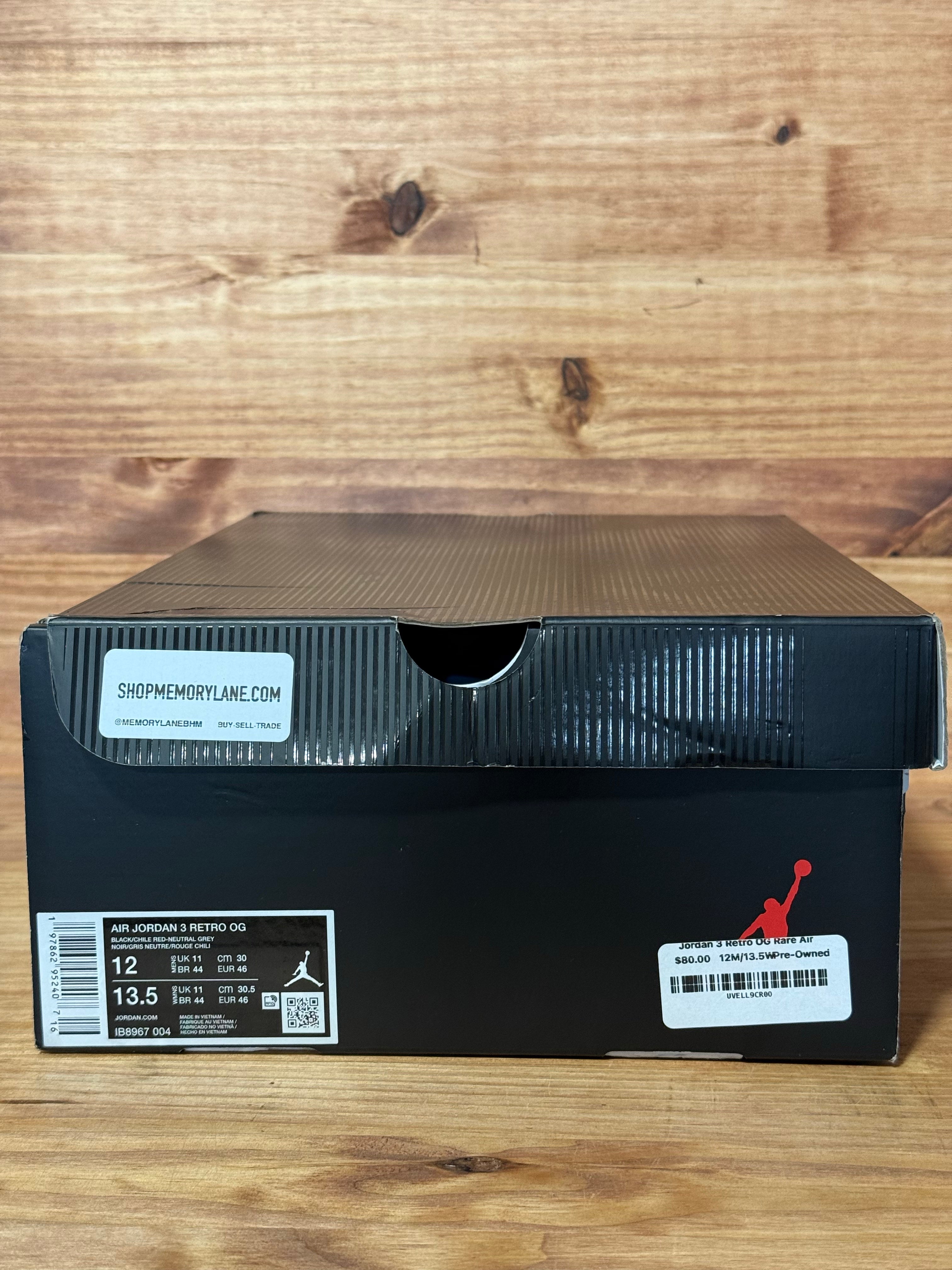 Jordan 3 Retro OG Rare Air