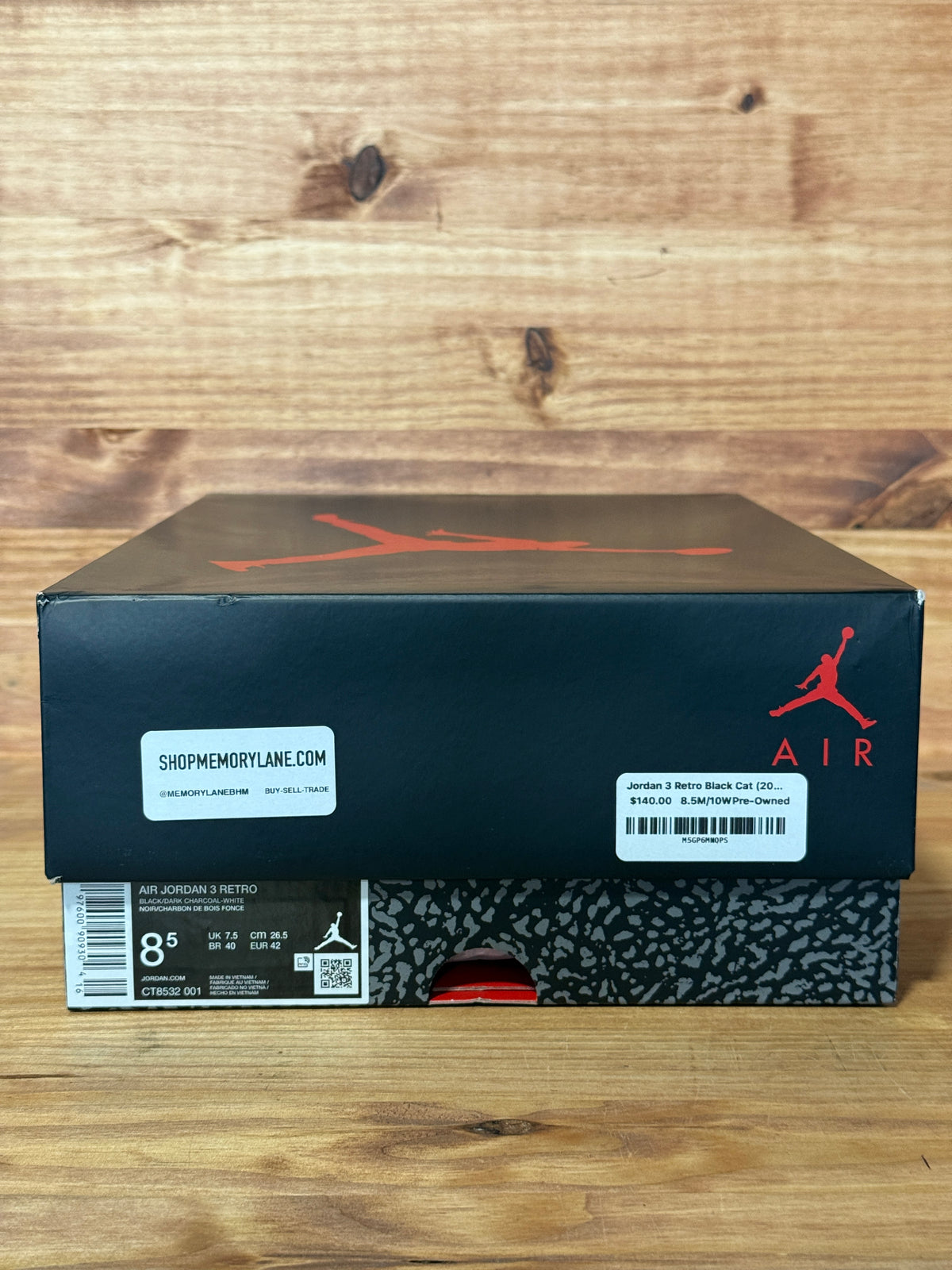 Jordan 3 Retro Black Cat (2025)