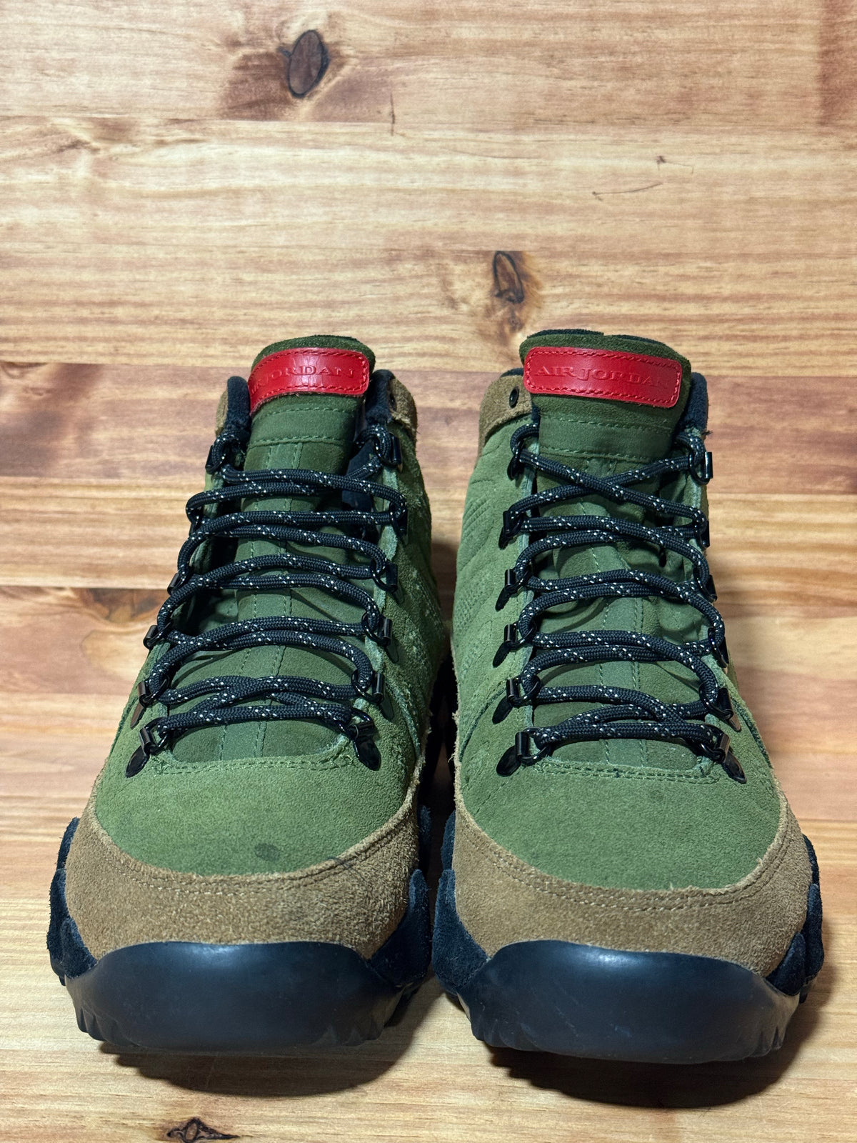 Jordan 9 Retro Boot NRG Military Brown Legion Green